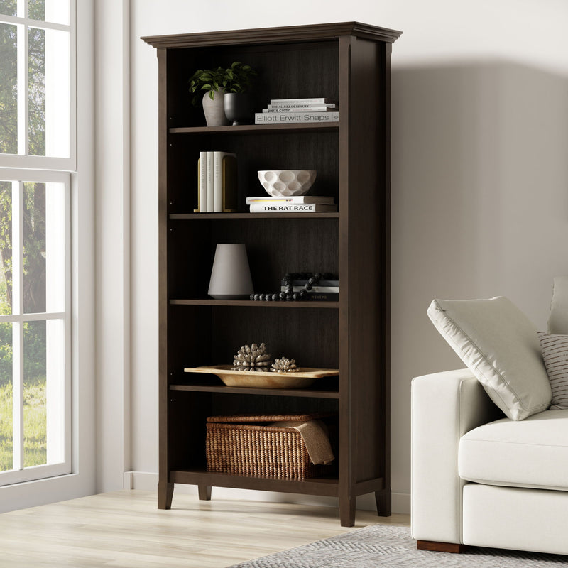 Amherst - 5 Shelf Bookcase, Handcrafted - R&R Furniture Gallery (Fountain Valley, CA)