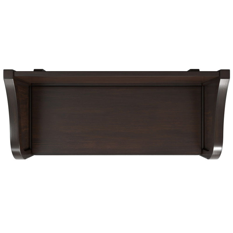 Connaught - Entryway Storage Bench With Shelf - Chestnut - R&R Furniture Gallery (Fountain Valley, CA)