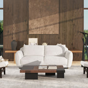 Sharon - Puffy Arm Sofa - Alpaca Off-White - R&R Furniture Gallery (Fountain Valley, CA)