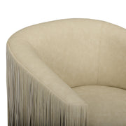 Shag Me - Vegan Leather Swivel Chair - R&R Furniture Gallery (Fountain Valley, CA)