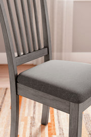 Shullden - Dining Room Side Chair (Set of 2) - Gray - R&R Furniture Gallery (Fountain Valley, CA)