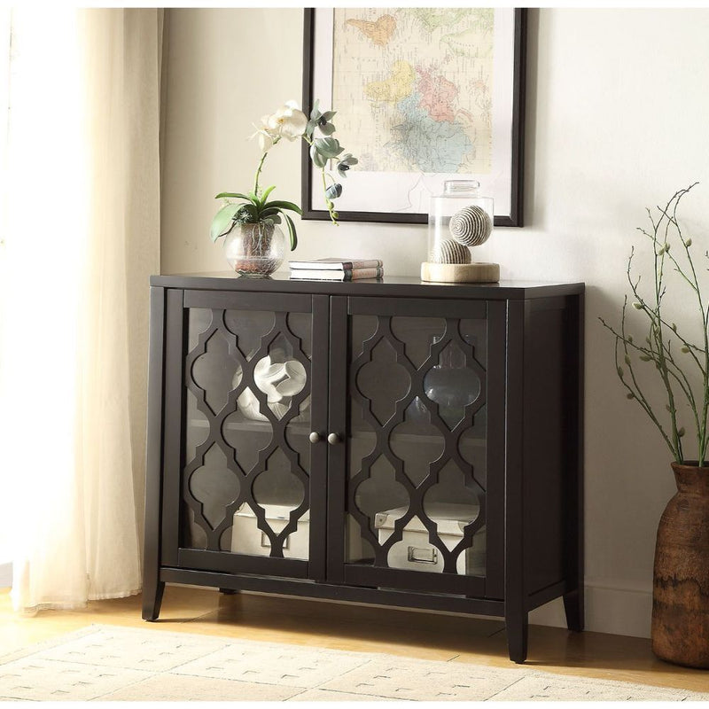 Ceara - Console Cabinet - Black - R&R Furniture Gallery (Fountain Valley, CA)
