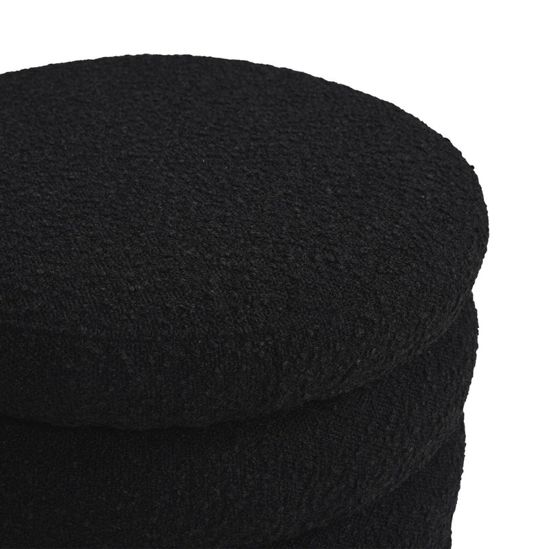 Fuji - Oversized Round Storage Ottoman - R&R Furniture Gallery (Fountain Valley, CA)
