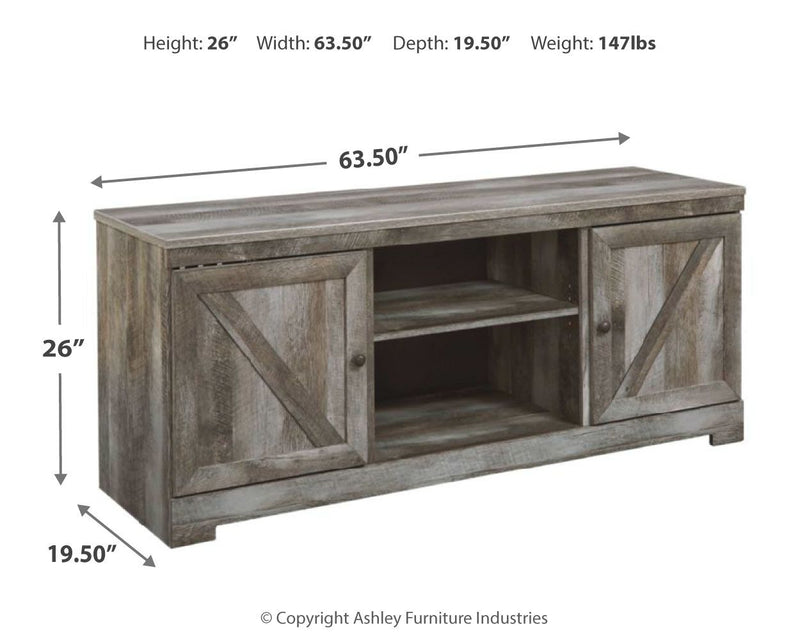 Wynnlow - TV Stand With Fireplace Option - R&R Furniture Gallery (Fountain Valley, CA)
