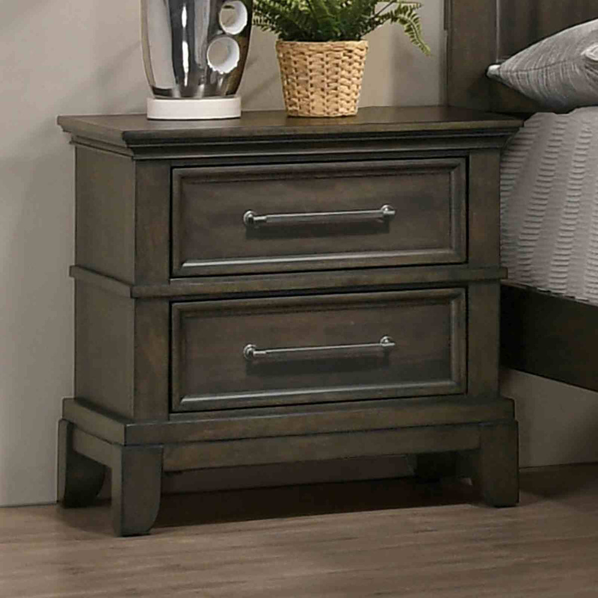 Houston - Nightstand, Gray