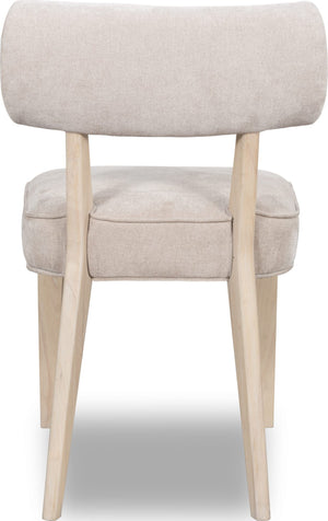 Magnolia Wood Frame Upholstered Dining Chair in Brown Sugar Chenille