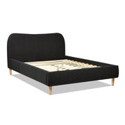 Roman - Curved Headboard Upholstered Platform Bed - R&R Furniture Gallery (Fountain Valley, CA)