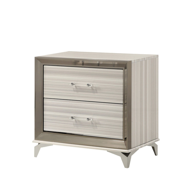 Star - Nightstand - White - R&R Furniture Gallery (Fountain Valley, CA)