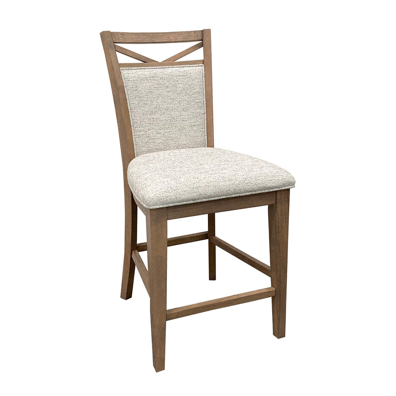 Americana Modern Dining - Upholstered Fabric Counter Chair (Set of 2) - Cotton - R&R Furniture Gallery (Fountain Valley, CA)