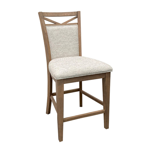 Americana Modern Dining - Upholstered Fabric Counter Chair (Set of 2) - Cotton - R&R Furniture Gallery (Fountain Valley, CA)