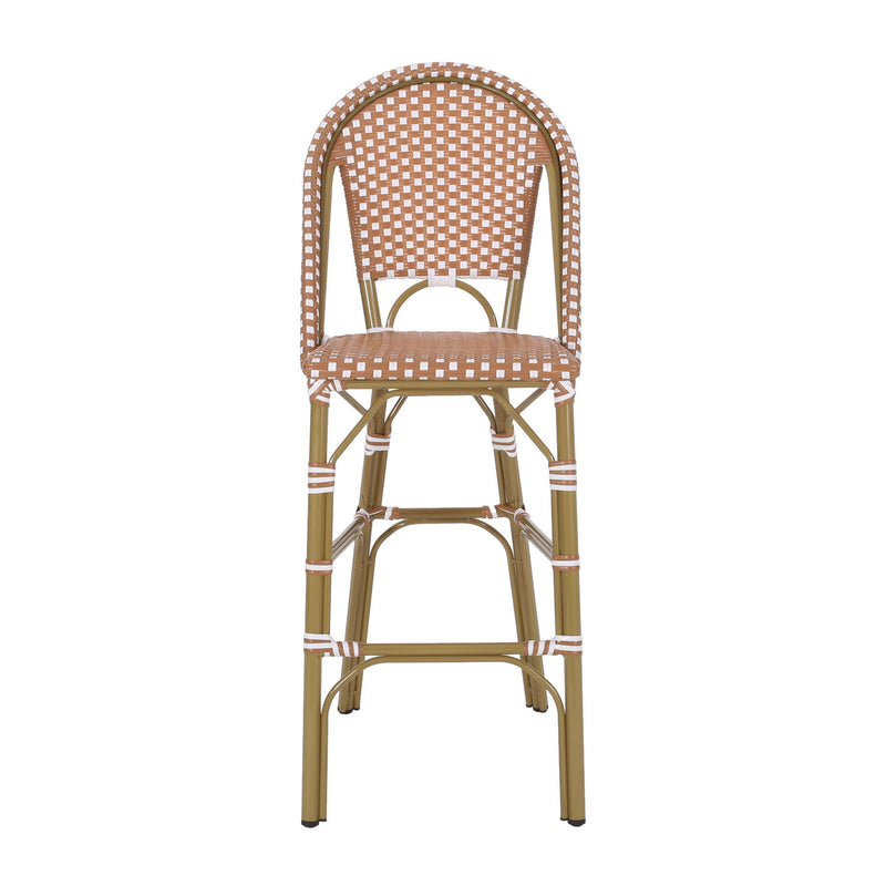 Outdoor Pe Rattan French Barstool Set - R&R Furniture Gallery (Fountain Valley, CA)