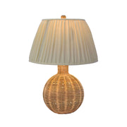 Pallora - Rattan Table Lamp - Cream & Natural - R&R Furniture Gallery (Fountain Valley, CA)