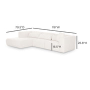 Tarra - Chenille Modular Sectional - R&R Furniture Gallery (Fountain Valley, CA)