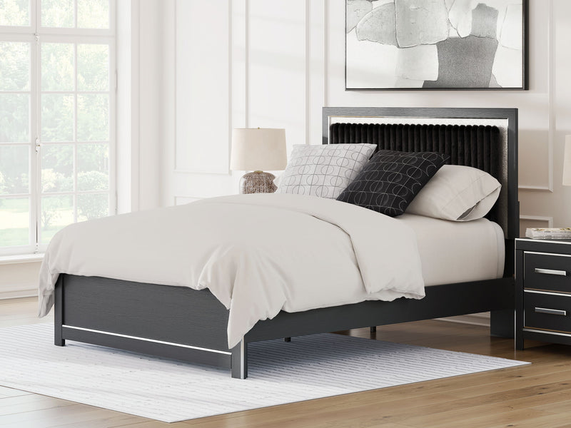 Zuraleus - Upholstered Panel Platform Bed With Roll Slats - R&R Furniture Gallery (Fountain Valley, CA)