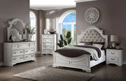 Florian - Mirror - Antique White - R&R Furniture Gallery (Fountain Valley, CA)