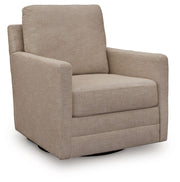 Freybourne Next-Gen Nuvella - Swivel Accent Chair - R&R Furniture Gallery (Fountain Valley, CA)