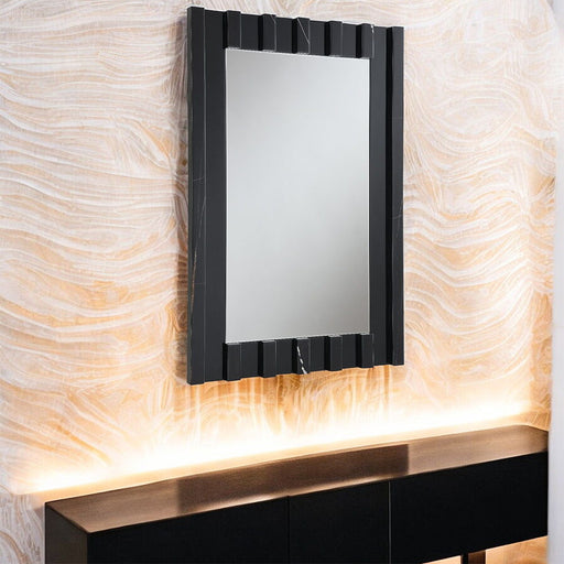 Drisana - Accent Mirror - Black Mirrored - R&R Furniture Gallery (Fountain Valley, CA)
