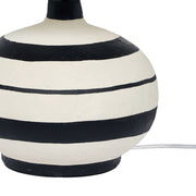 Positano - Striped Papier Mache Table Lamp - R&R Furniture Gallery (Fountain Valley, CA)