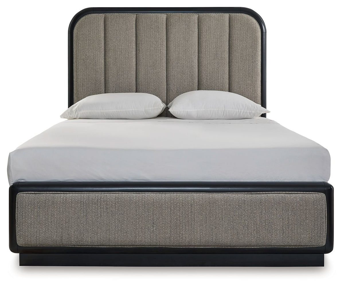 Rowanbeck - Upholstered Panel Bed - R&R Furniture Gallery (Fountain Valley, CA)