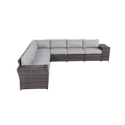 Modern Rattan Wicker Seating Group With Cushions - R&R Furniture Gallery (Fountain Valley, CA)
