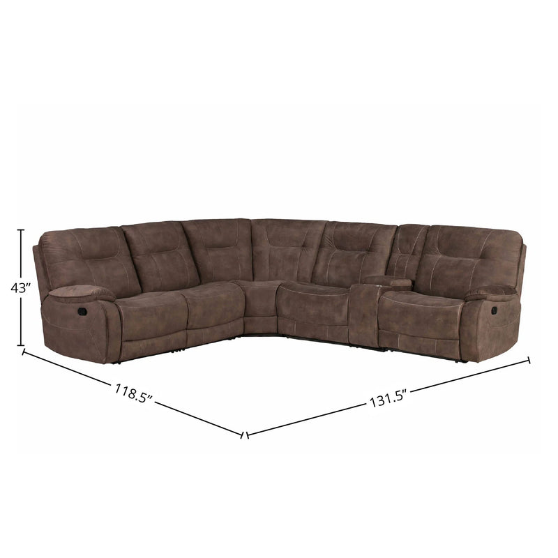 Cooper - Modular Manual Reclining Sectional - R&R Furniture Gallery (Fountain Valley, CA)
