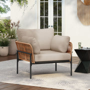 Rope Lounge Chair With Cushions For Modern Spaces - R&R Furniture Gallery (Fountain Valley, CA)