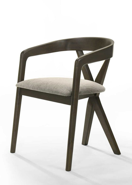 Weiss - Mid-Century Modern Wenge Round Dining Set — view 2