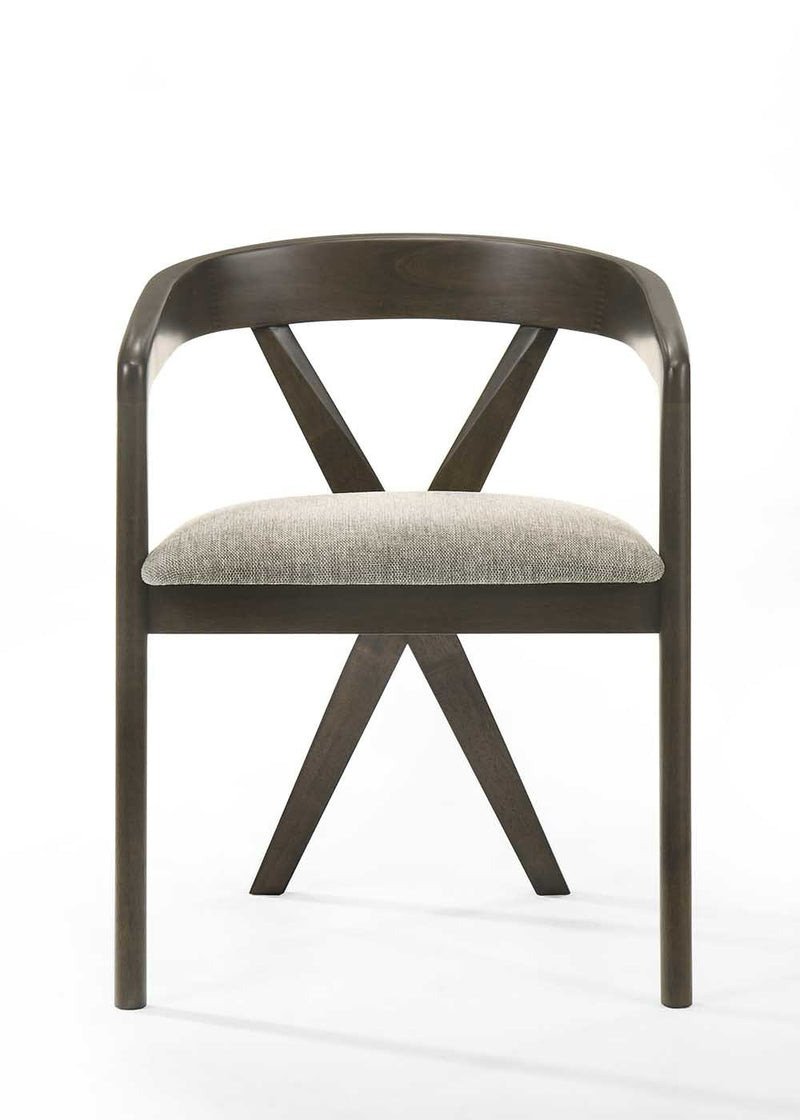 Weiss - Mid-Century Modern Wenge Round Dining Set — view 3