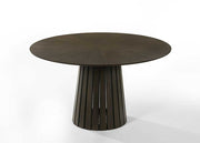 Weiss - Mid-Century Modern Wenge Round Dining Set