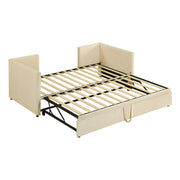 Twin Size Upholstered Daybed With Pop Up Trundle - R&R Furniture Gallery (Fountain Valley, CA)