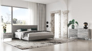 Aria - Italian Modern Multi Grey 4-Piece Bedroom Set — view 4