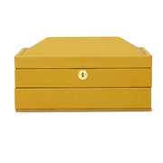 Knox - Vegan Leather Contract-Grade Jewelry Box - Mustard Yellow - R&R Furniture Gallery (Fountain Valley, CA)