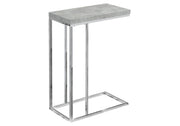 Accent Table, C - Shaped, Tempered Glass, Stylish Design Contemporary & Modern - R&R Furniture Gallery (Fountain Valley, CA)