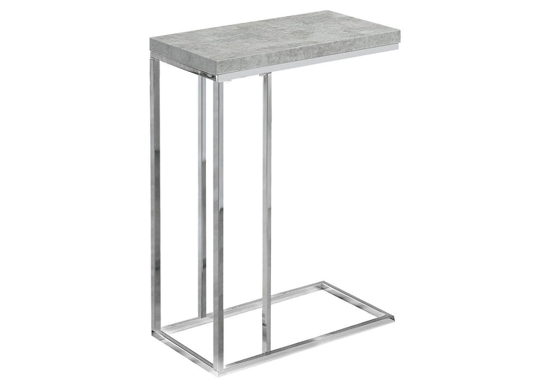 Accent Table, C - Shaped, Tempered Glass, Stylish Design Contemporary & Modern - R&R Furniture Gallery (Fountain Valley, CA)