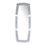 Noralie - 63" X 26" Floor Mirror With Faux Diamonds - Mirrored - R&R Furniture Gallery (Fountain Valley, CA)