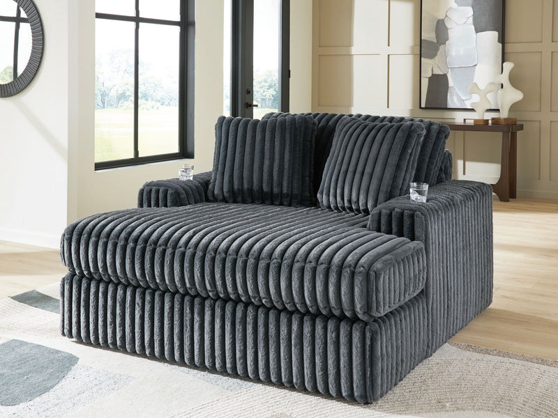 Midnight-Madness - Oversized Chaise - R&R Furniture Gallery (Fountain Valley, CA)