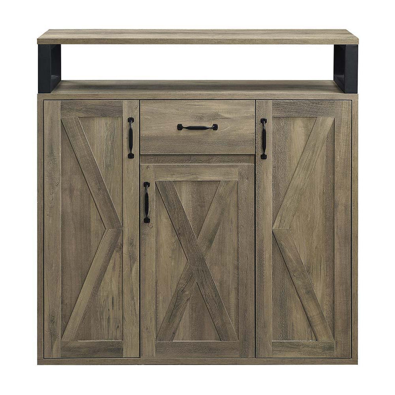 Abiram - Server - Rustic Oak - R&R Furniture Gallery (Fountain Valley, CA)