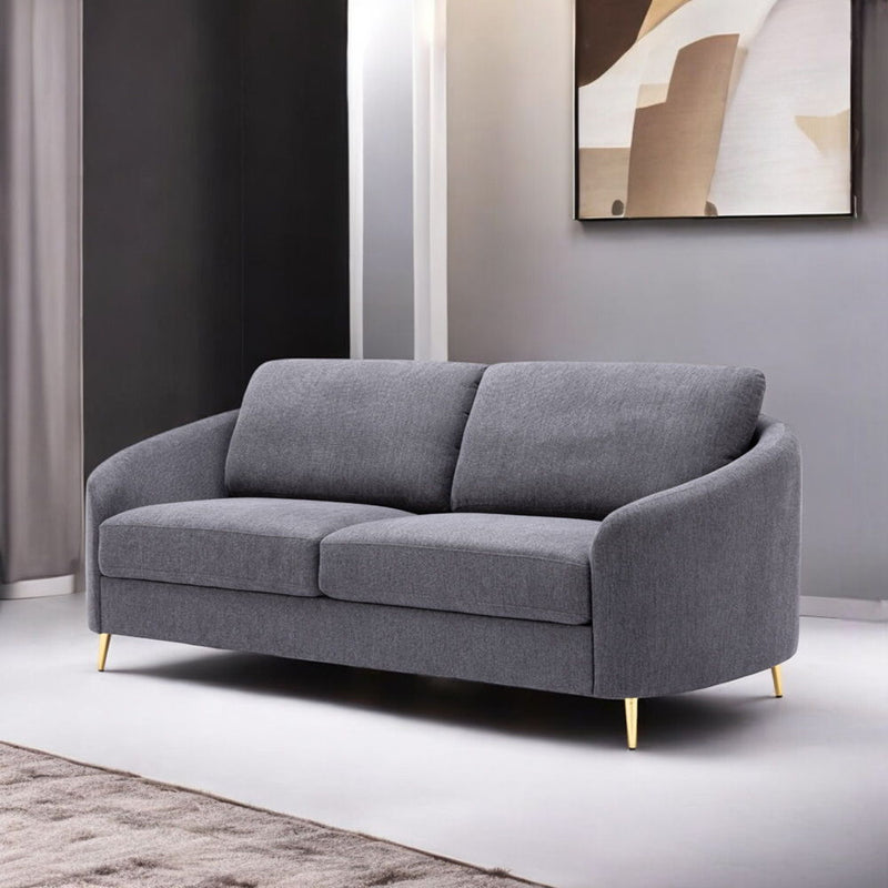 Yuina - Sofa - Gray Linen - R&R Furniture Gallery (Fountain Valley, CA)