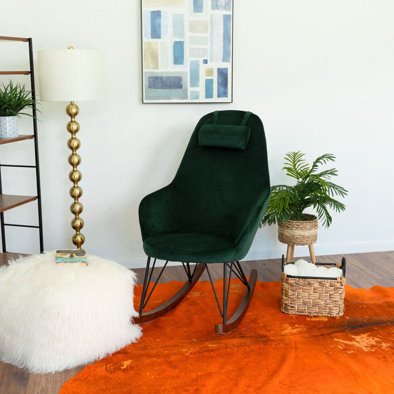 Chloe - Mid Century Modern Rocker Livingroom And Bedroom Chair - R&R Furniture Gallery (Fountain Valley, CA)