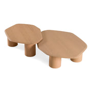 Seymour - Modern White Oak Coffee Table Set — view 3