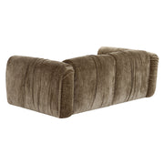 Siegal - Modern Olive Green Fabric Loveseat Sofa — view 2