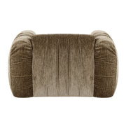 Siegal - Modern Olive Green Fabric Lounge Chair — view 2