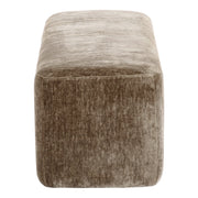 Siegal - Modern Olive Green Fabric Bench — view 2