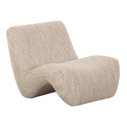 Spiro - Modern Beige Fabric Accent Chair — view 4