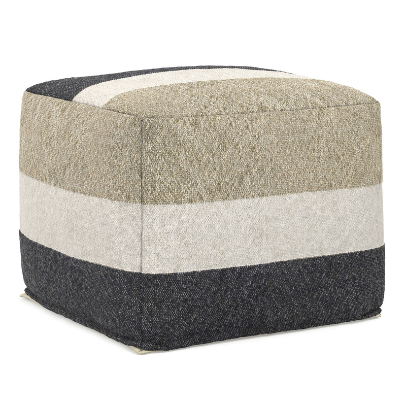 Clay - Square Pouf, Upholstered - R&R Furniture Gallery (Fountain Valley, CA)