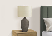 Lighting, Table Lamp, Ceramic, Resin, Contemporary - Gray - R&R Furniture Gallery (Fountain Valley, CA)