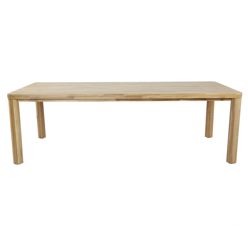 Evora - Outdoor Eucalyptus Rectangular Dining Table — view 2