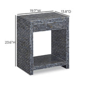 Cassis - Nightstand - Black - R&R Furniture Gallery (Fountain Valley, CA)