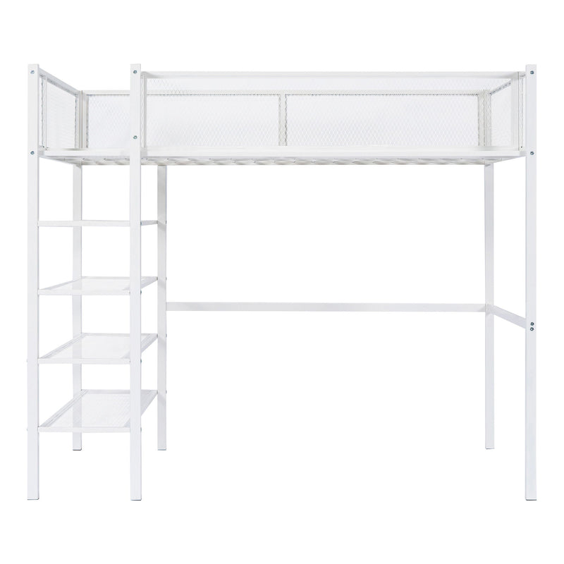 Loft Bed With 4 Tier Shelves And Storage - R&R Furniture Gallery (Fountain Valley, CA)