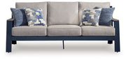 East Beach - Sofa With Cushion - Blue - R&R Furniture Gallery (Fountain Valley, CA)